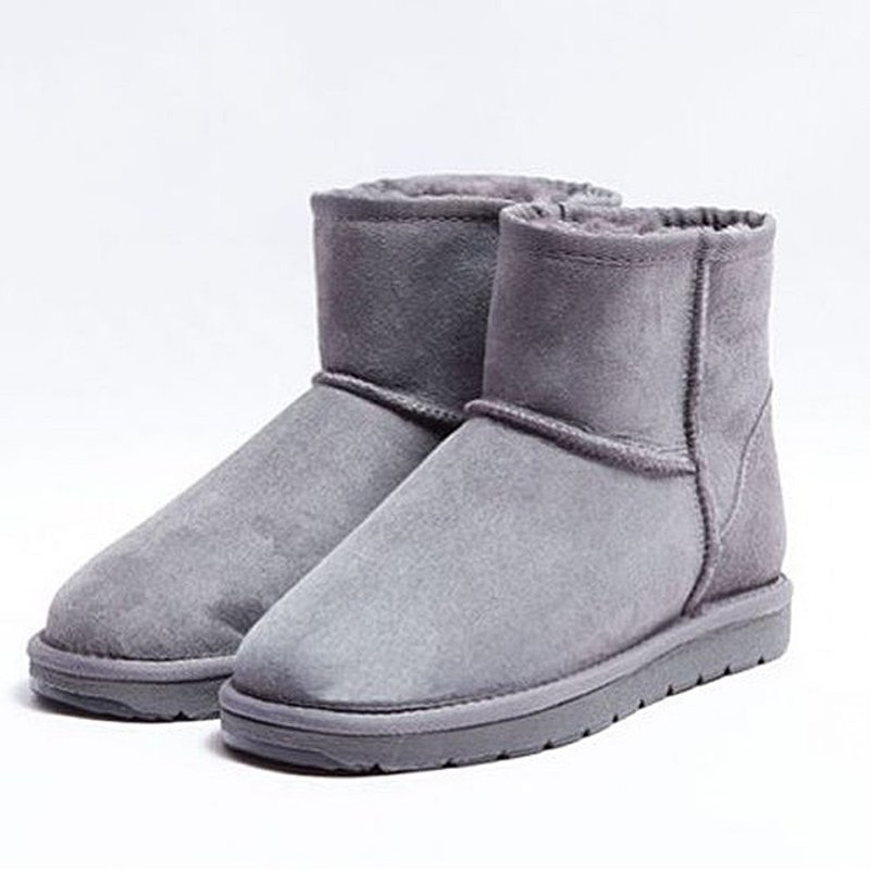 Tonari hat xShearersUGG Classi mini Gray set sale Australian genuine sheepskin autumn warm warm gray in agbo boot boots mini set - 女款休闲鞋 - 纸 灰色