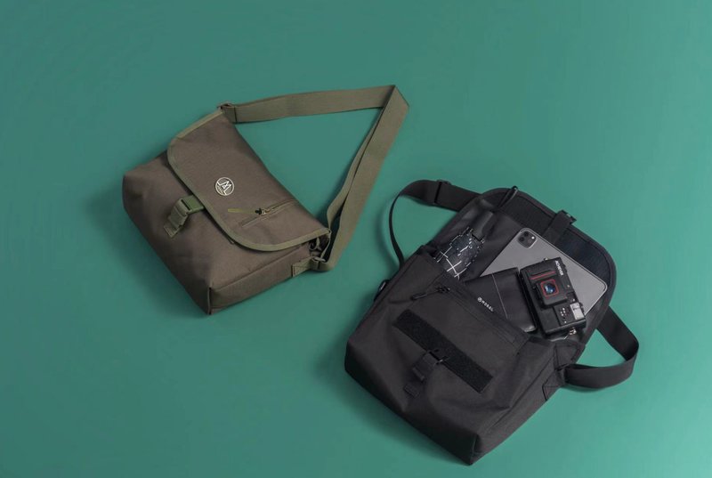 MORAL | Northside 邮差包 相机包 斜挎包 军绿色/黑色/橄榄灰色 - 侧背包/斜挎包 - 环保材料 绿色