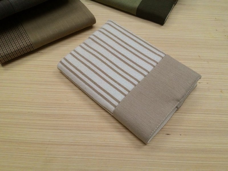 精致A6布书衣~浅卡其色(独一商品)B04-010 - 笔记本/手帐 - 其他材质 