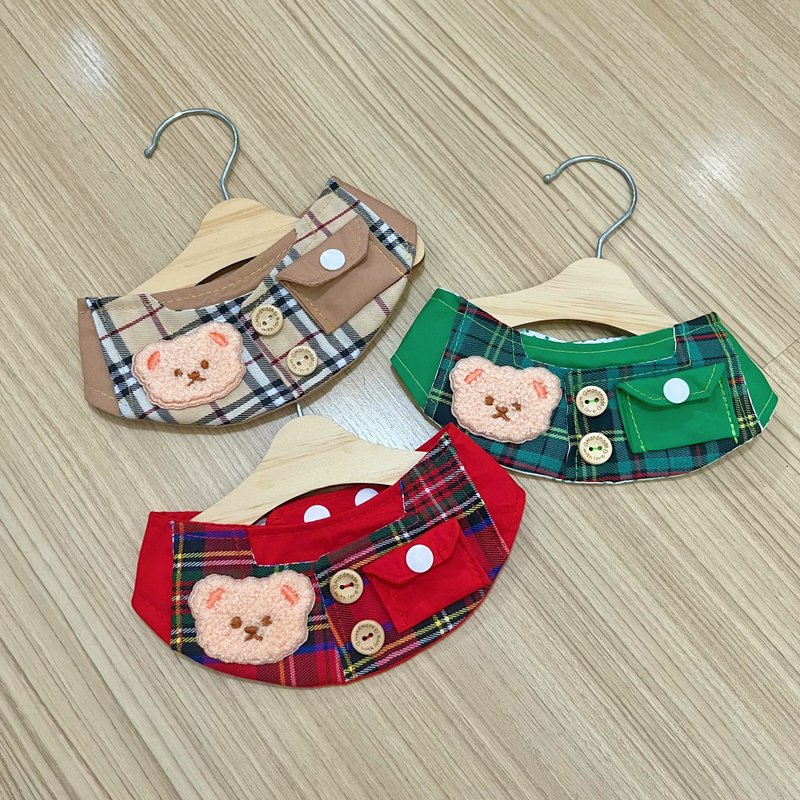 宠物围巾 - 项圈/牵绳 - 棉．麻 多色