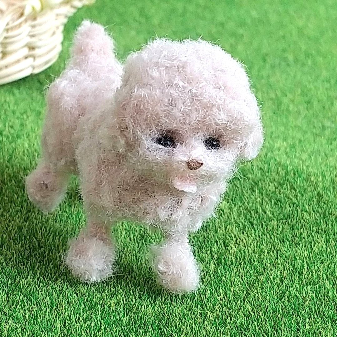 约4cm商场艺术玩具贵宾犬 - 玩偶/公仔 - 其他材质 