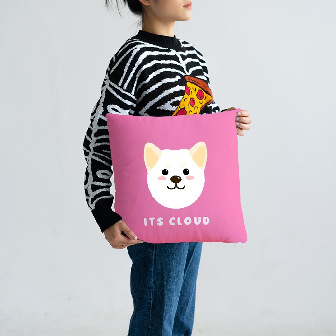 柴犬抱枕 赤柴/黑柴/白柴 方形枕头 可换底色 - 订制抱枕/饰品 - 其他材质 多色