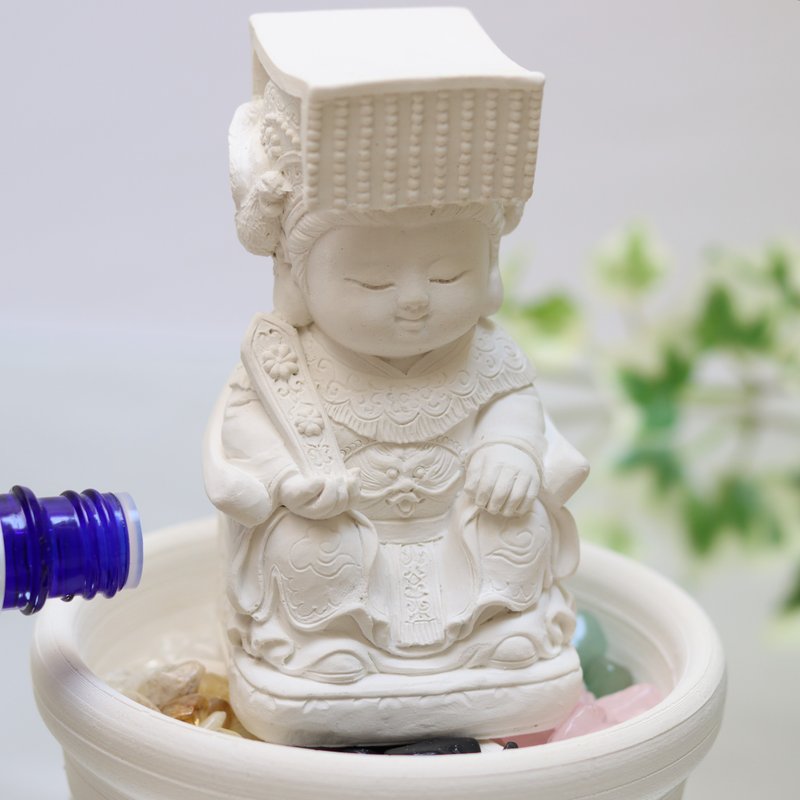 五行矿石扩香 三月疯妈祖 神明来保佑 净念吉祥佛之妈祖 中盘扩香 - 香薰/精油/线香 - 其他材质 白色