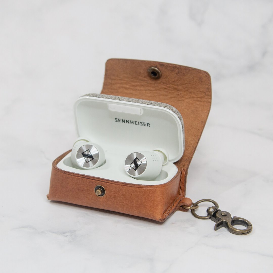 可刻名Sennheiser MOMENTUM True Wireless 2 无线耳机皮革保护套 - 耳机 - 真皮 多色