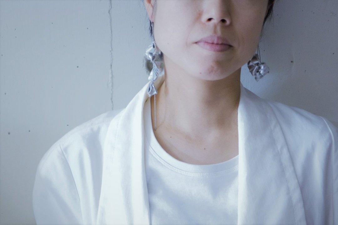 asymmetric earrings - 耳环/耳夹 - 其他金属 银色