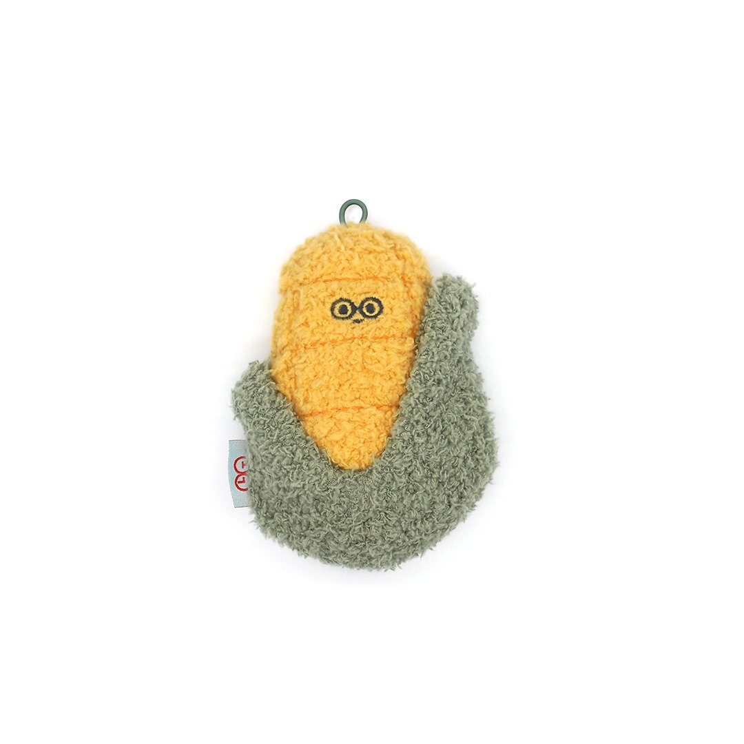 Tiny Corn 可爱毛绒摇铃玩具,有声,触感设计,方便吊挂 - 玩具/玩偶 - 棉 