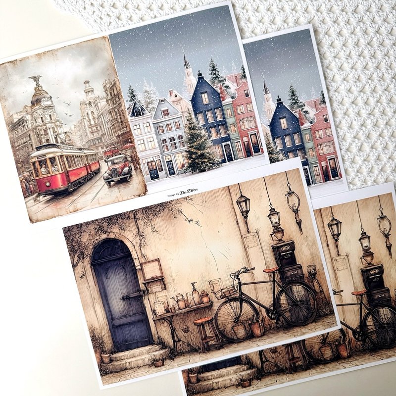 Z662 - 多种背景 - 贴纸 - 纸 