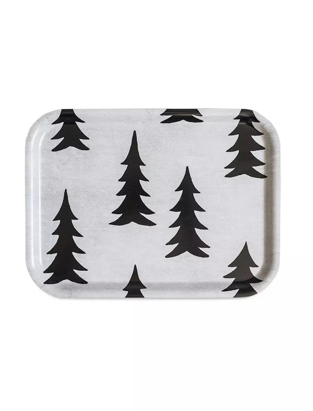 方型托盘- GRAN SMALL TRAY, WHITE/BLACK (27 X 20 cm) - 托盘/砧板 - 木头 黑色