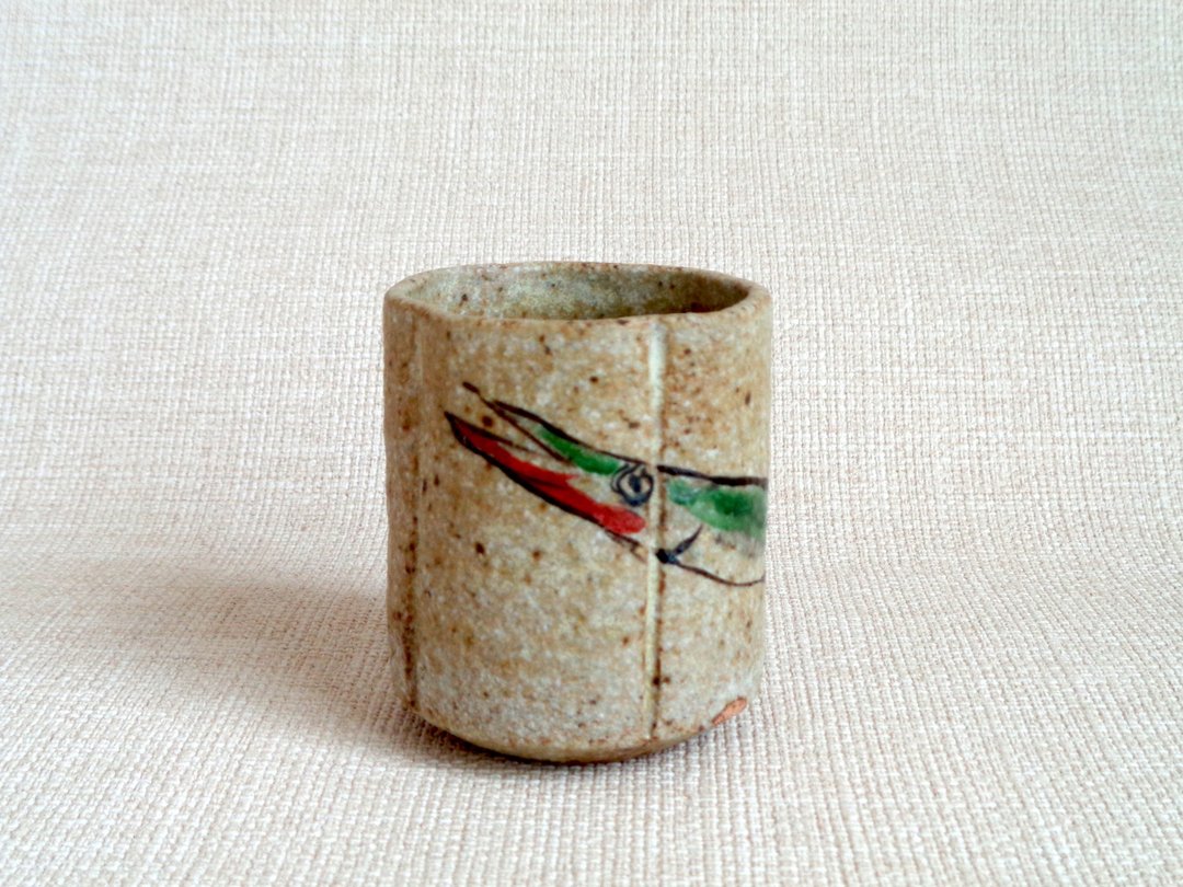 方形茶杯 细鱼a - 茶具/茶杯 - 陶 卡其色