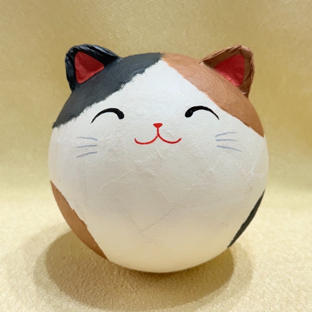 京都手作摆饰-摇铃不倒翁系列-三毛猫 - 摆饰 - 其他材质 