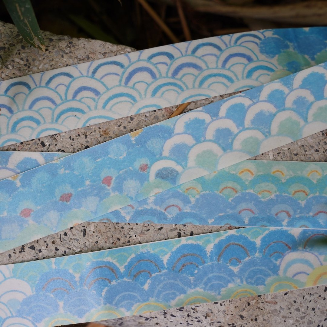 海波 轻复古元素 和纸胶带 - 纸胶带 - 纸 多色
