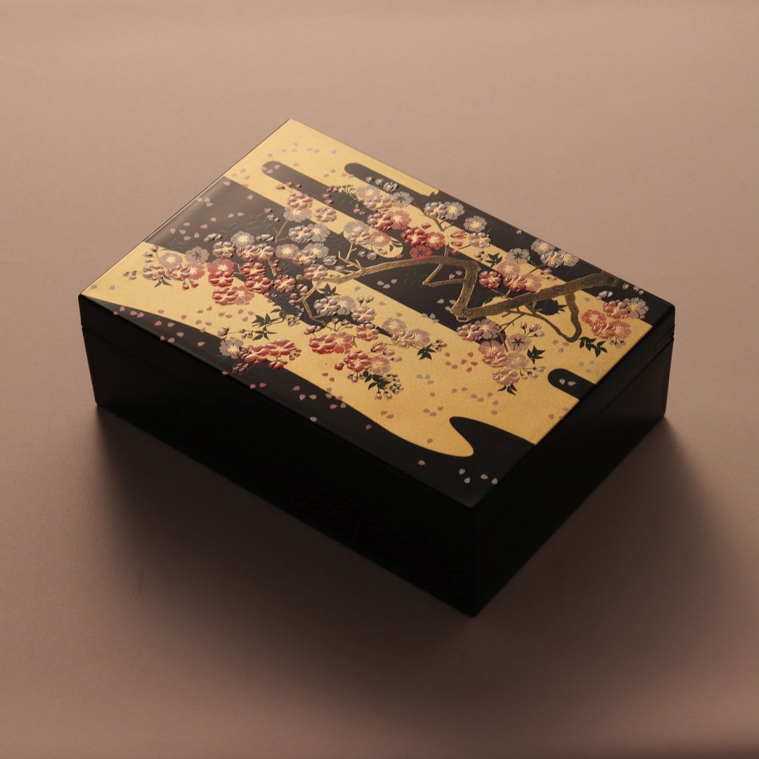 饰品盒 雅樱 山中漆器 漆艺 - 收纳用品 - 其他材质 