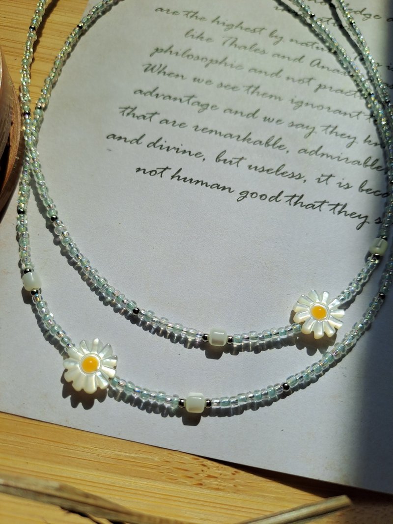 清新小雏菊 - 项链 - 不锈钢 