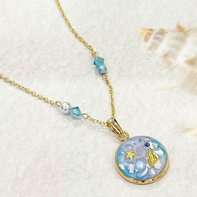 台北|UV项链DIY手作课程|D8.渐层海洋UV项链|双人优惠|文化币 - 金工/饰品 - 其他金属 