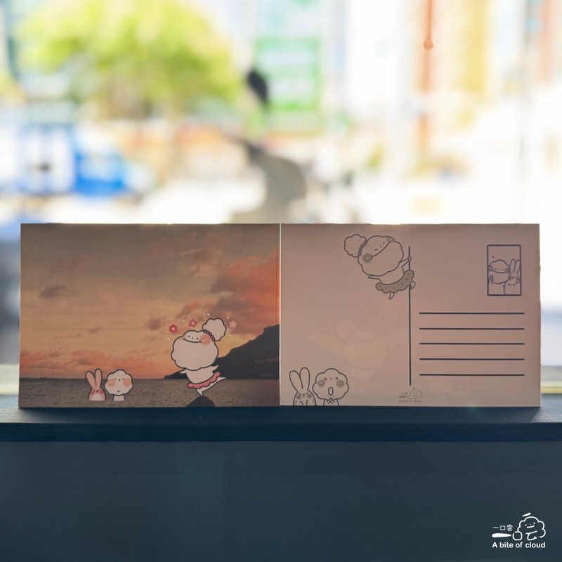 一口云游四海明信片 / 海上芭蕾舞 - 卡片/明信片 - 纸 多色