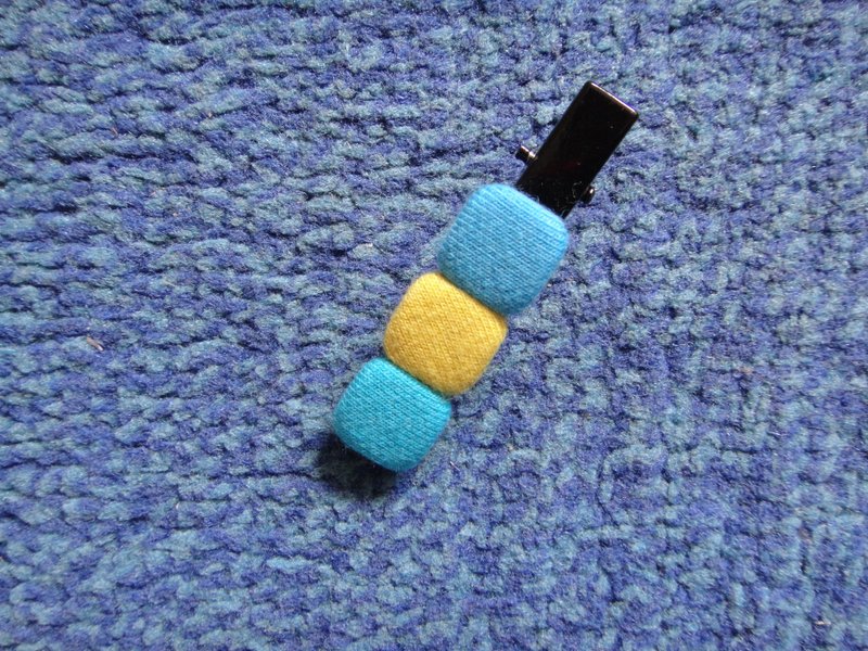 探险活宝 钮扣鸭嘴长夹 SSSALBX38X29X28 - 发饰 - 棉．麻 蓝色