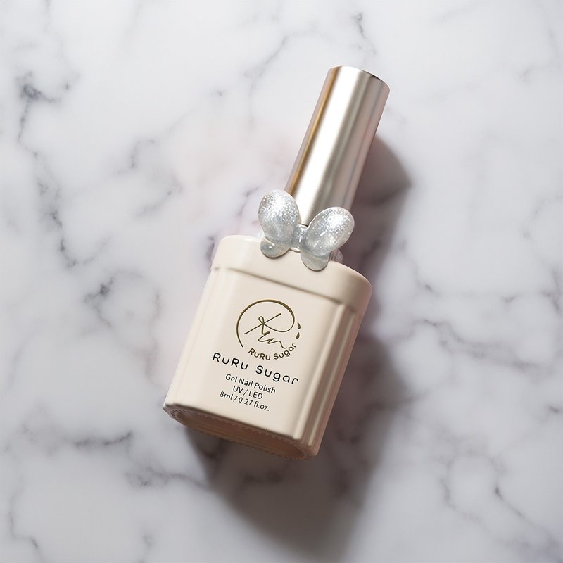 860J太空灰猫眼胶 光缭美甲凝胶 Gel Nail Polish - 指甲油/指甲贴 - 其他材质 银色