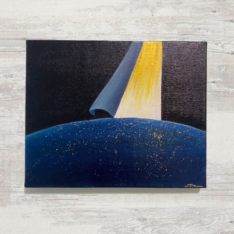 【开阔】心灵疗愈画作-原创手绘 独一无二 压克力画/作品1号 - 海报/装饰画/版画 - 棉．麻 