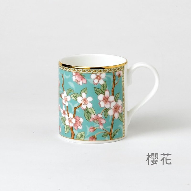 英国 RK | 经典Classic Collection 280ml金边骨瓷杯樱花 - 其他杯子 - 瓷 多色