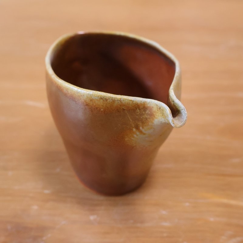 漠尘 柴烧陶手捏茶海 2 - 茶具/茶杯 - 陶 咖啡色