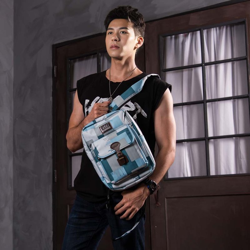 Solis云豹迷彩10寸平板电脑包-天栈蓝-多种背法 - 后背包/双肩包 - 聚酯纤维 