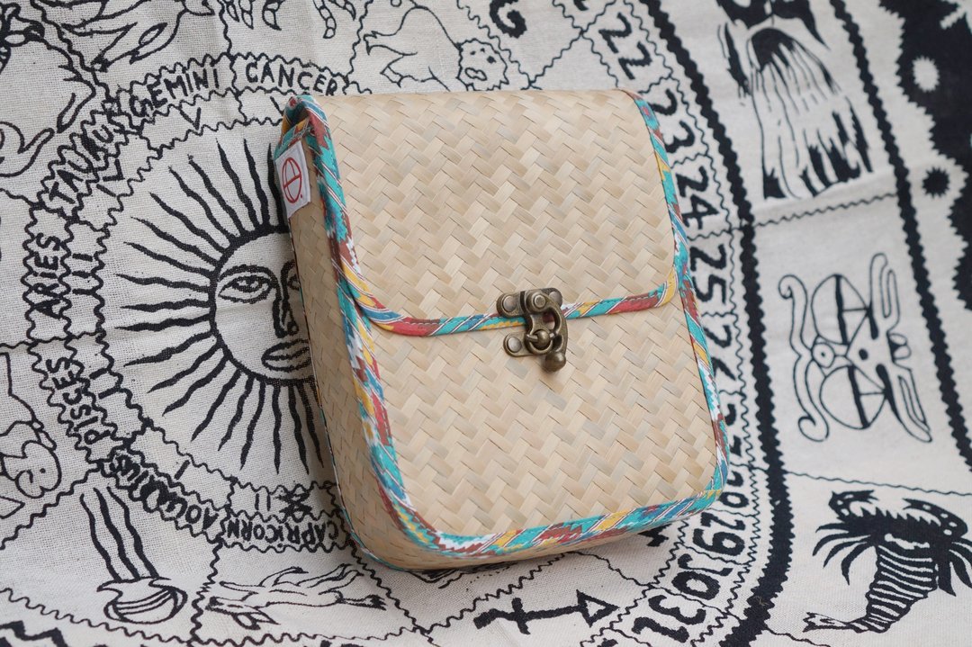EARTH.er  │天然竹制单肩包 #1-3 ● EARTH.er Bamboo Shoulder Bag #1-3│ :: 香港原创设计品牌 :: - 侧背包/斜挎包 - 竹 卡其色
