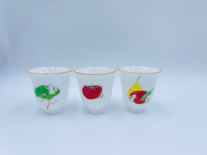 小兔杯 - 茶具/茶杯 - 瓷 白色