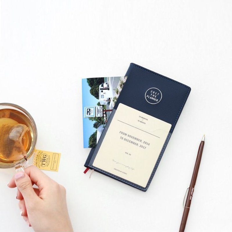 Dessin-iconic-手帐年历-2017经典随身周志(时效)-海军蓝,ICO87281 - 笔记本/手帐 - 纸 蓝色