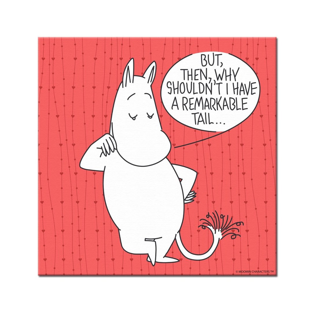 Moomin授权-无框画(40*40cm/35*50cm) - 摆饰 - 棉 蓝色