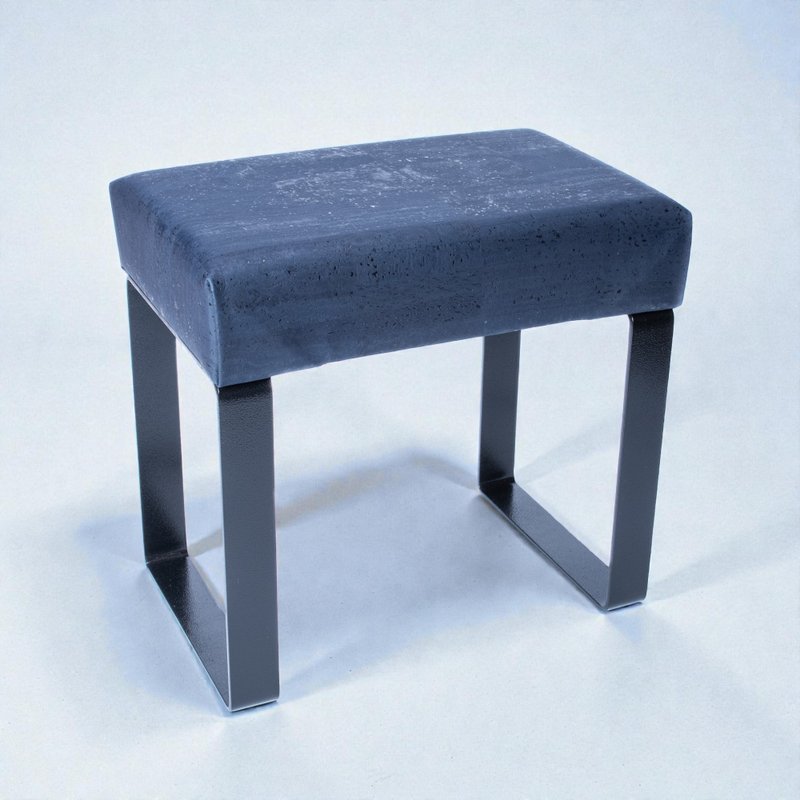 软木皮革脚凳 (海军蓝) - 椅子/沙发 - 环保材料 蓝色