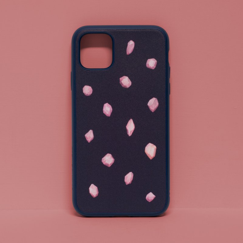 深蓝时光宝石/ 犀牛盾-防摔 iPhone15/14/13/12/11/pro手机壳 - 手机壳/手机套 - 塑料 蓝色