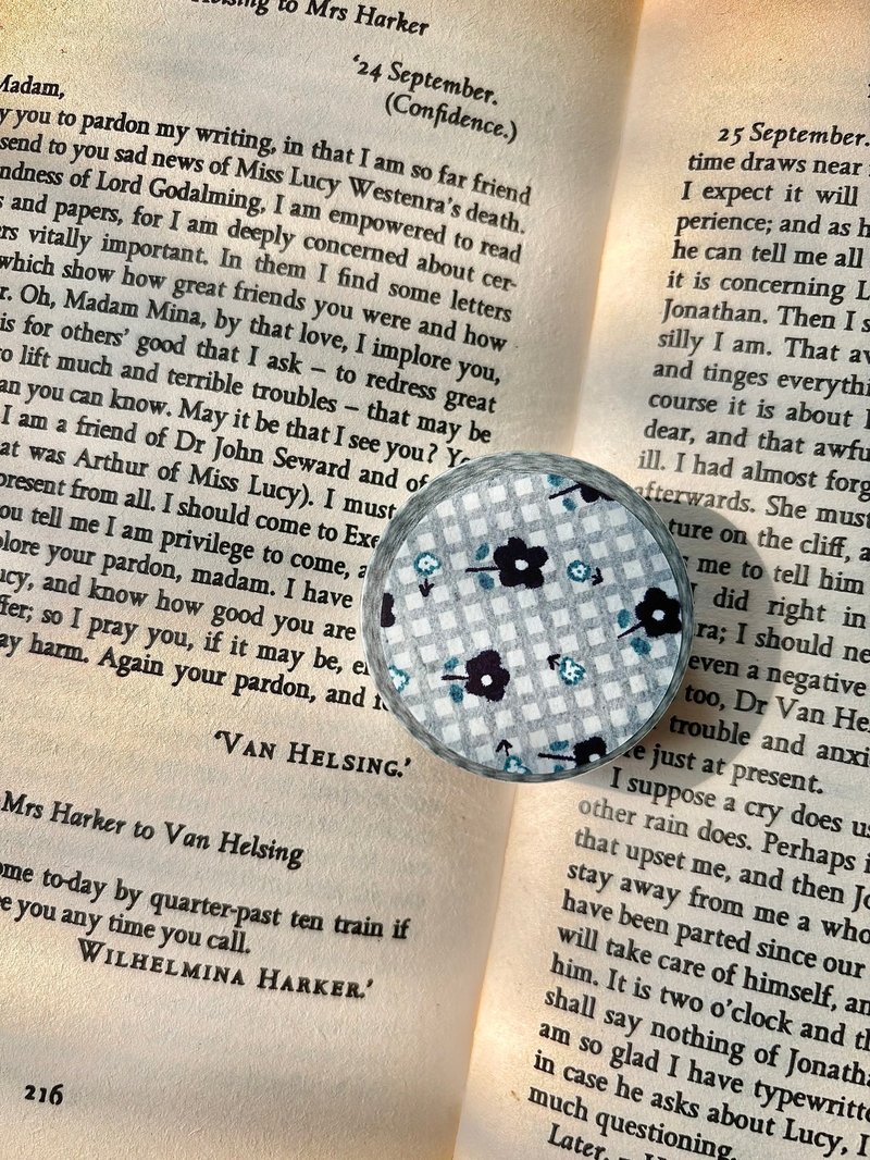 格花 / 1.5cm 纸胶带 - 纸胶带 - 纸 