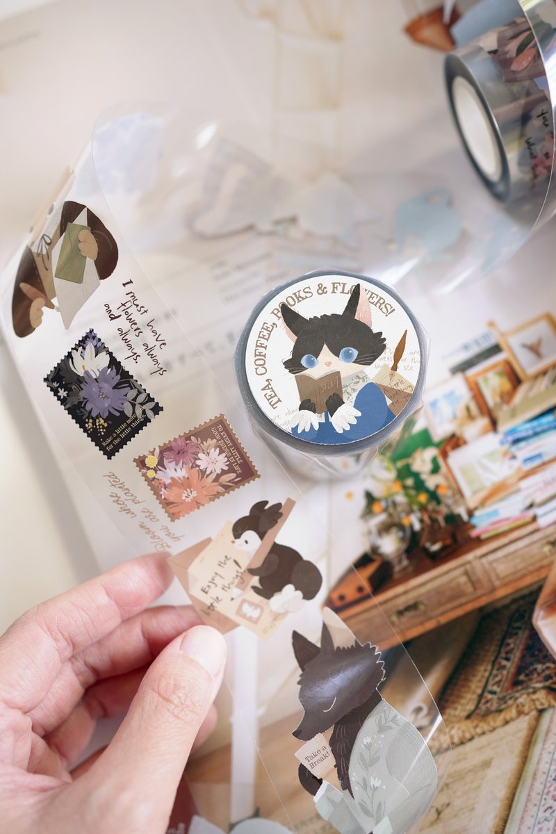 雾面PET胶带(特油含离型纸) - 我的小时光 - 纸胶带 - 塑料 咖啡色