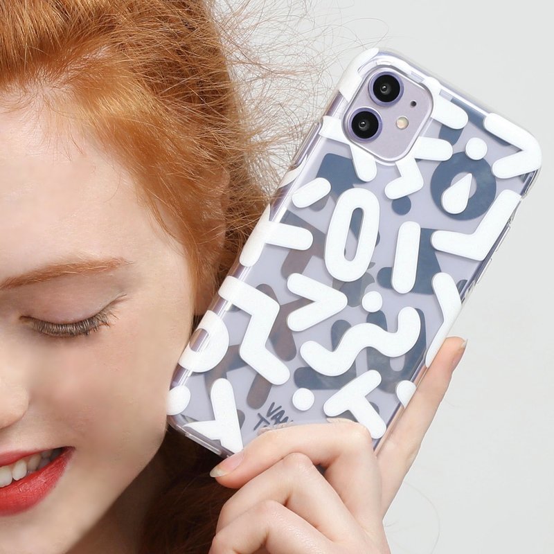 iPhone14/13/12/11Pro/Max Vanessa 双层设计手机壳 生日礼物 - 手机壳/手机套 - 塑料 银色