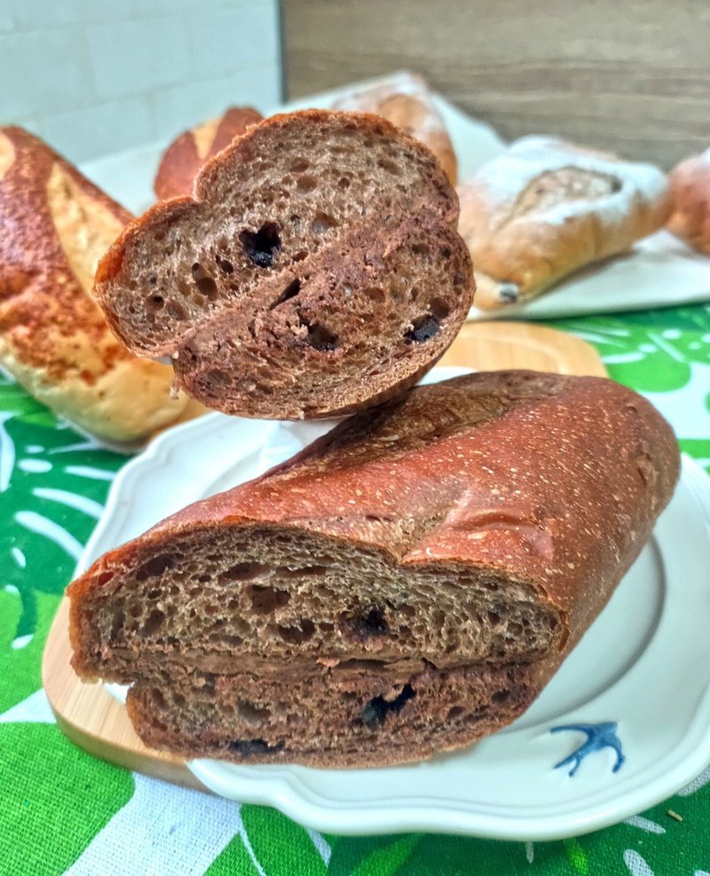 法式浓情巧克力老面欧式面包 - 面包/吐司 - 其他材质 