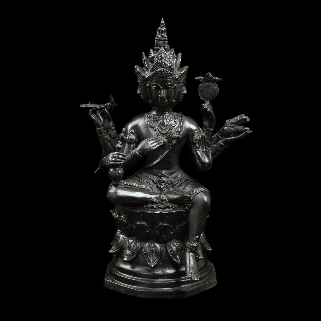 龙波帕大师.瓦赖寺2561供奉型四面佛(大型-高31厘米) - 玩偶/公仔 - 其他材质 