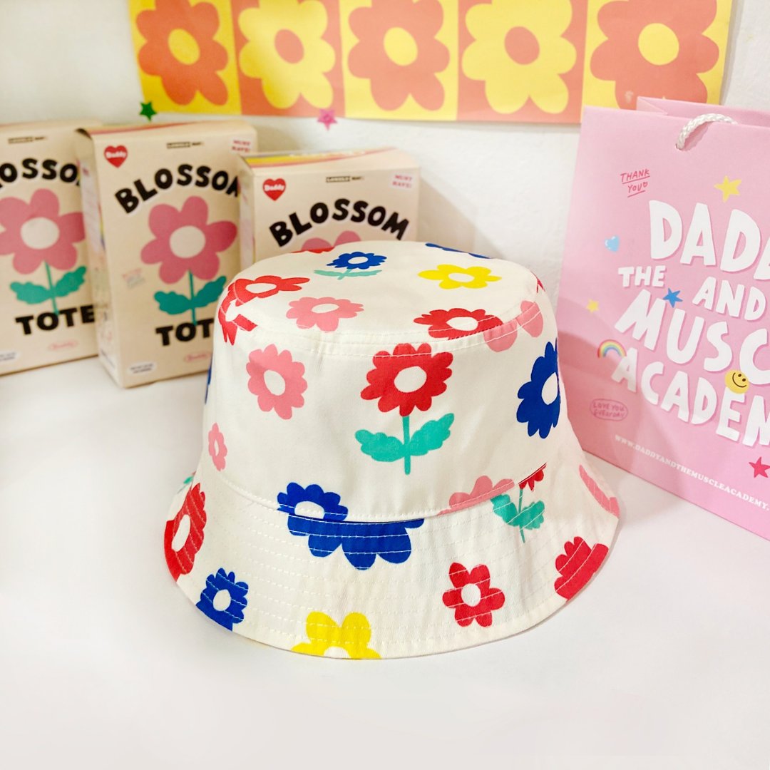 Daddy Blossom bucket hat - 帽子 - 棉．麻 多色