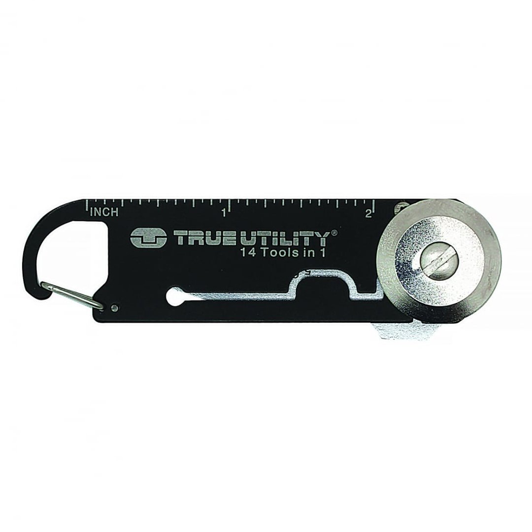 【True Utility】英国多功能14合1钥匙圈工具组DAWG - 钥匙链/钥匙包 - 不锈钢 黑色