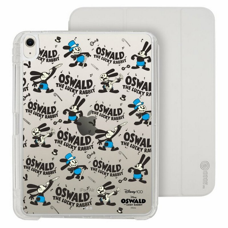 Disney100th幸运兔奥斯华 iPad Air /pro可拆式防摔透明笔槽折套 - 平板/电脑保护壳 - 塑料 多色