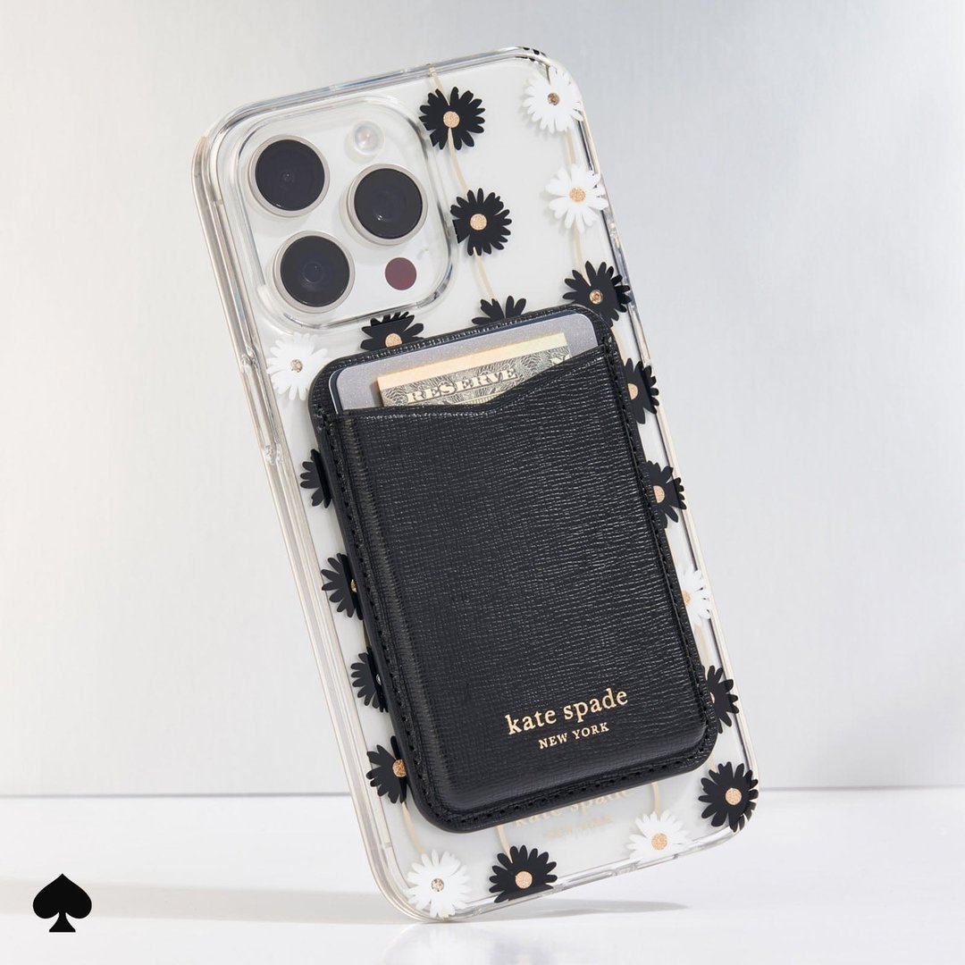 【kate spade】MagSafe 时尚卡套 时尚黑 - 手机配件 - 塑料 粉红色