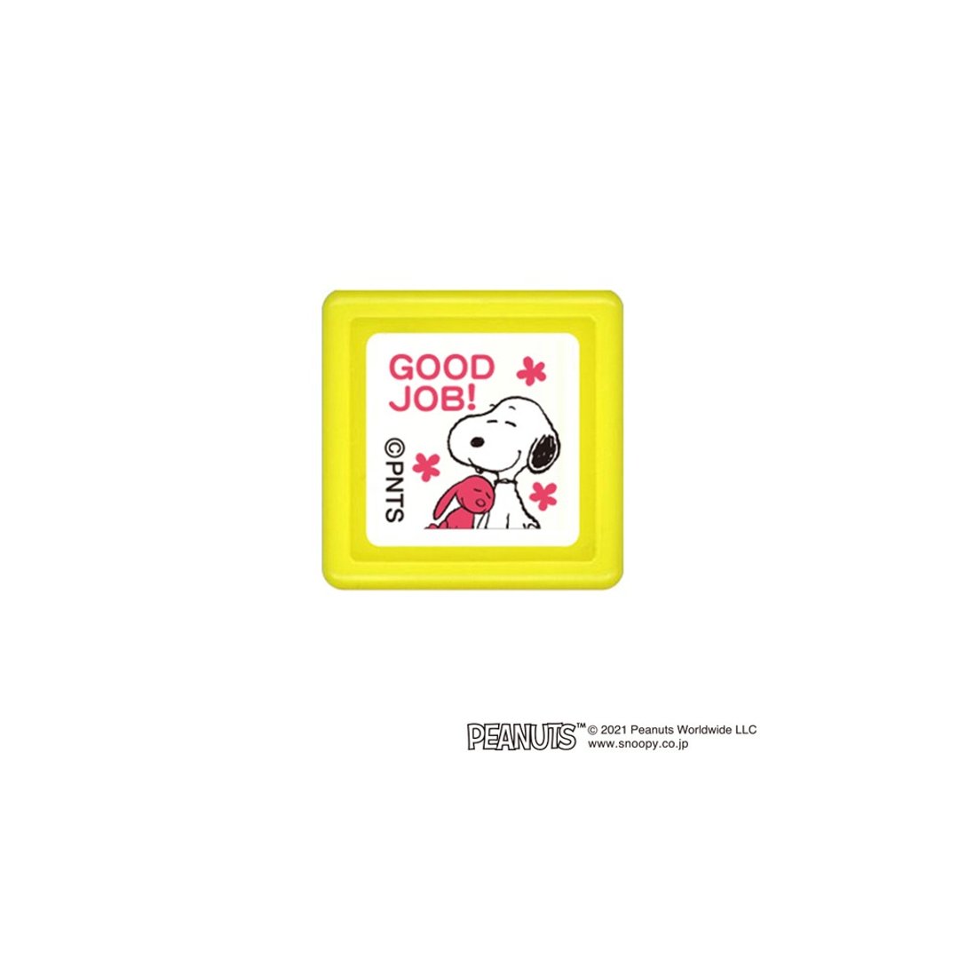 【KODOMO NO KAO】Snoopy浸透印 E GOOD JOB!2 - 印章/印台 - 塑料 红色