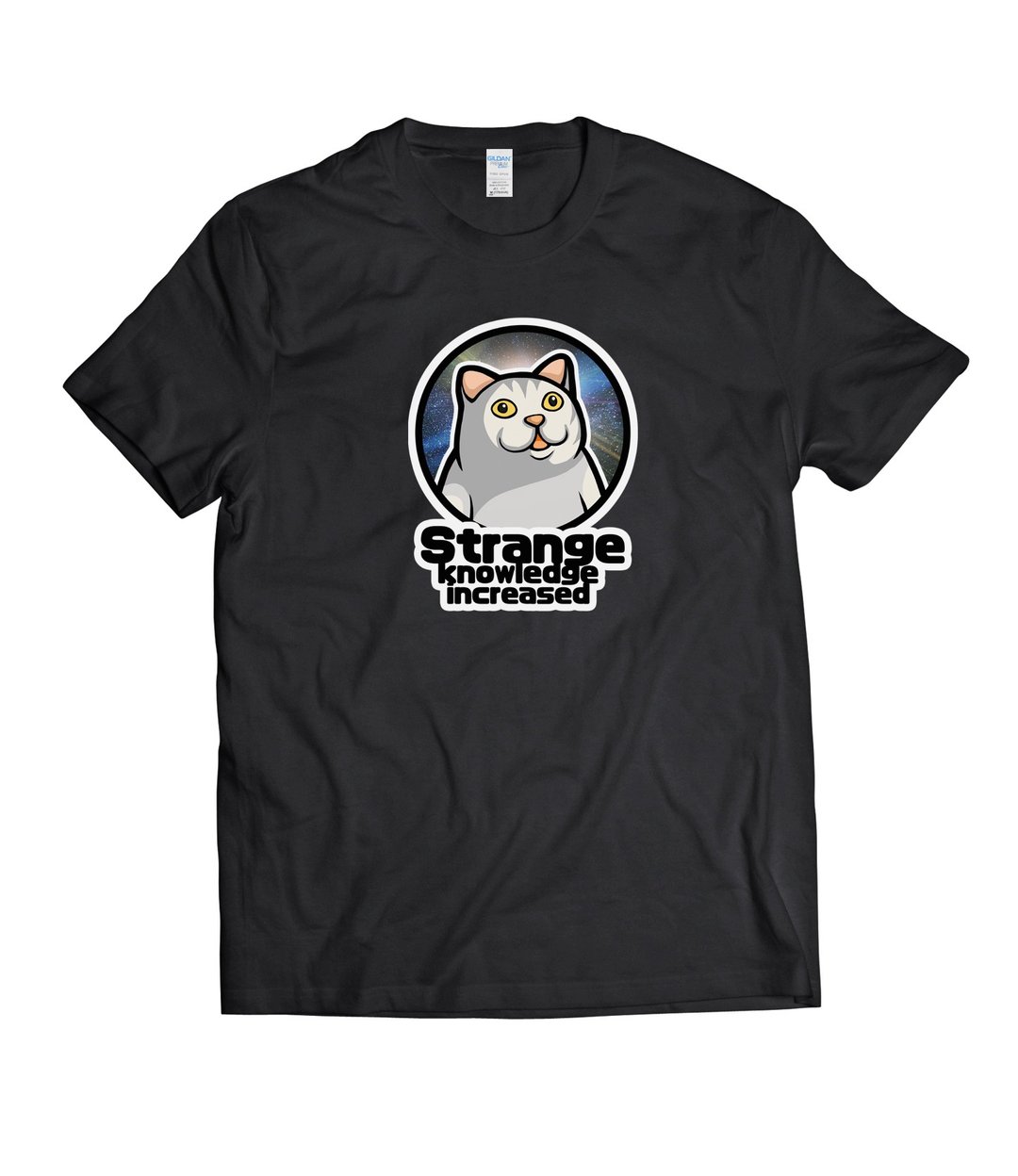 迷因-奇怪的知识增加了-T-shirt 白/黑/灰/藏青 - 男装上衣/T 恤 - 棉 多色