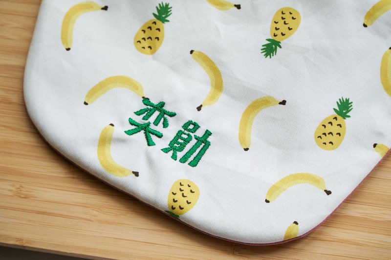 【定制】加购绣字服务 - 围嘴/口水巾 - 棉．麻 多色