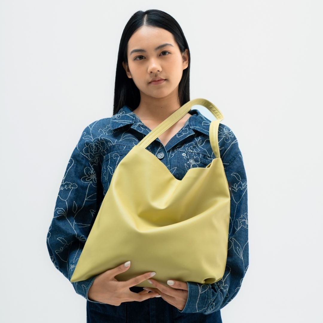 HOBO LARGE - NEON LIME / RUST BRAND - 其他 - 人造皮革 黄色