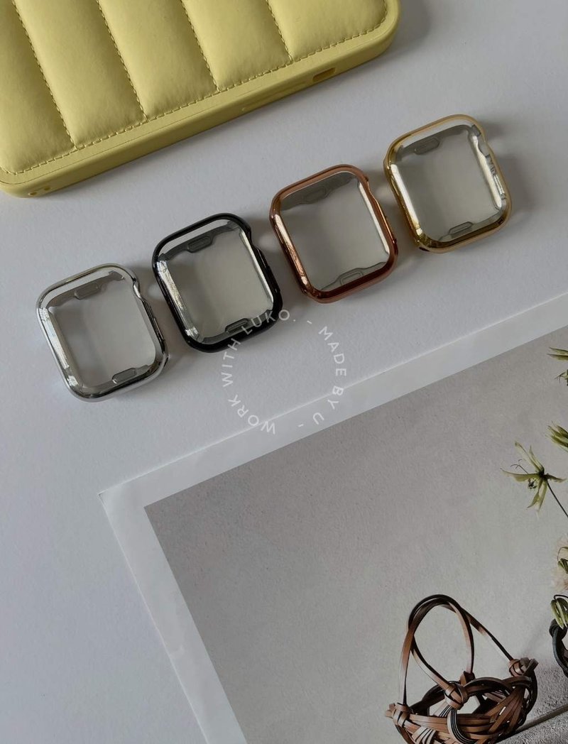 Apple Watch Case | TPU金属色全包软式保护壳 - 表带 - 其他材质 