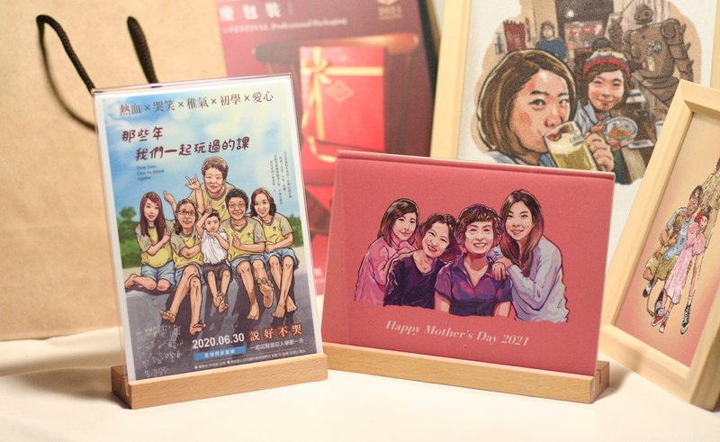 【加购】极简实木立座相框 - A5 (含校色处理) - 画框/相框 - 其他材质 卡其色