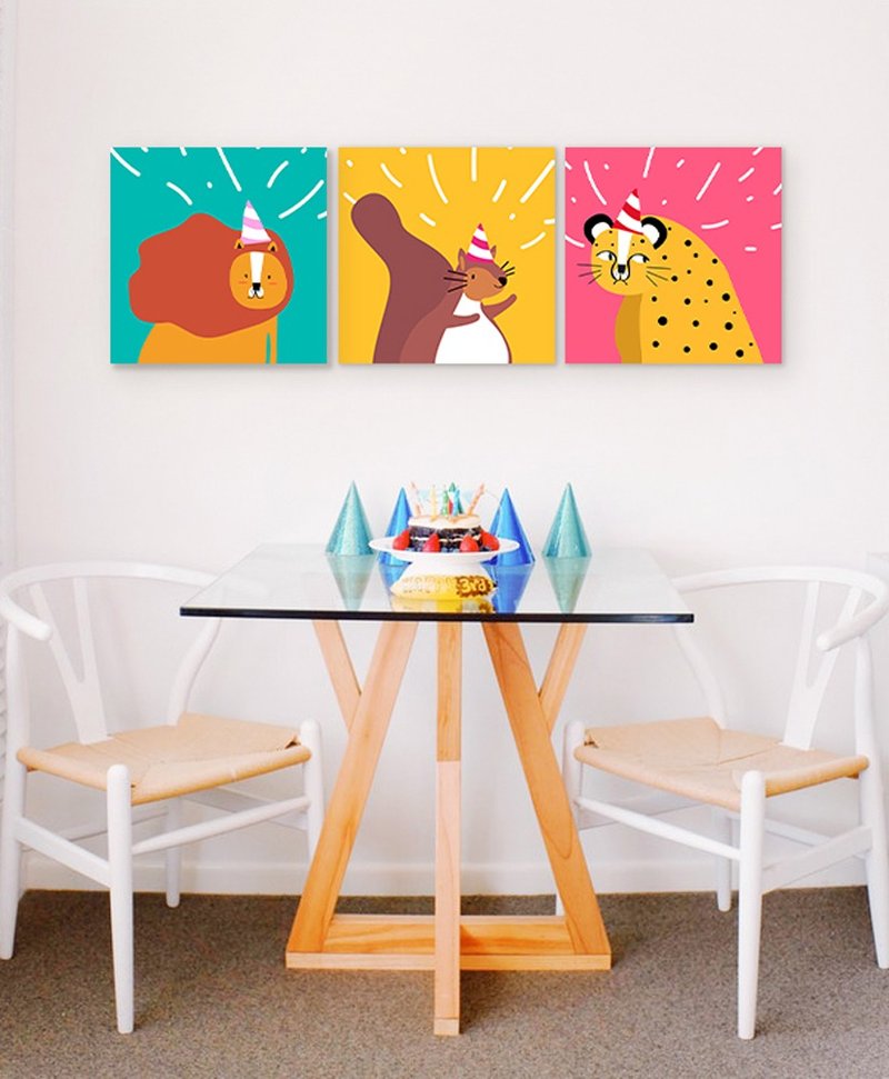 无框画(20*20cm) |动物森游会 毕业 礼物 毕业季 - 海报/装饰画/版画 - 其他材质 多色