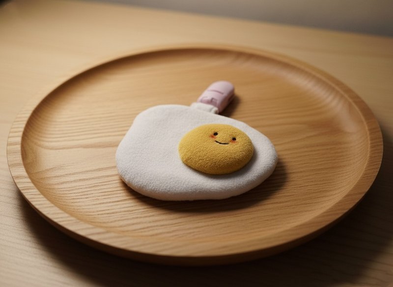 Bucute元气蛋伙伴－陪伴孩子的成长御守套/平安符袋 - 平安符/符袋 - 聚酯纤维 黄色