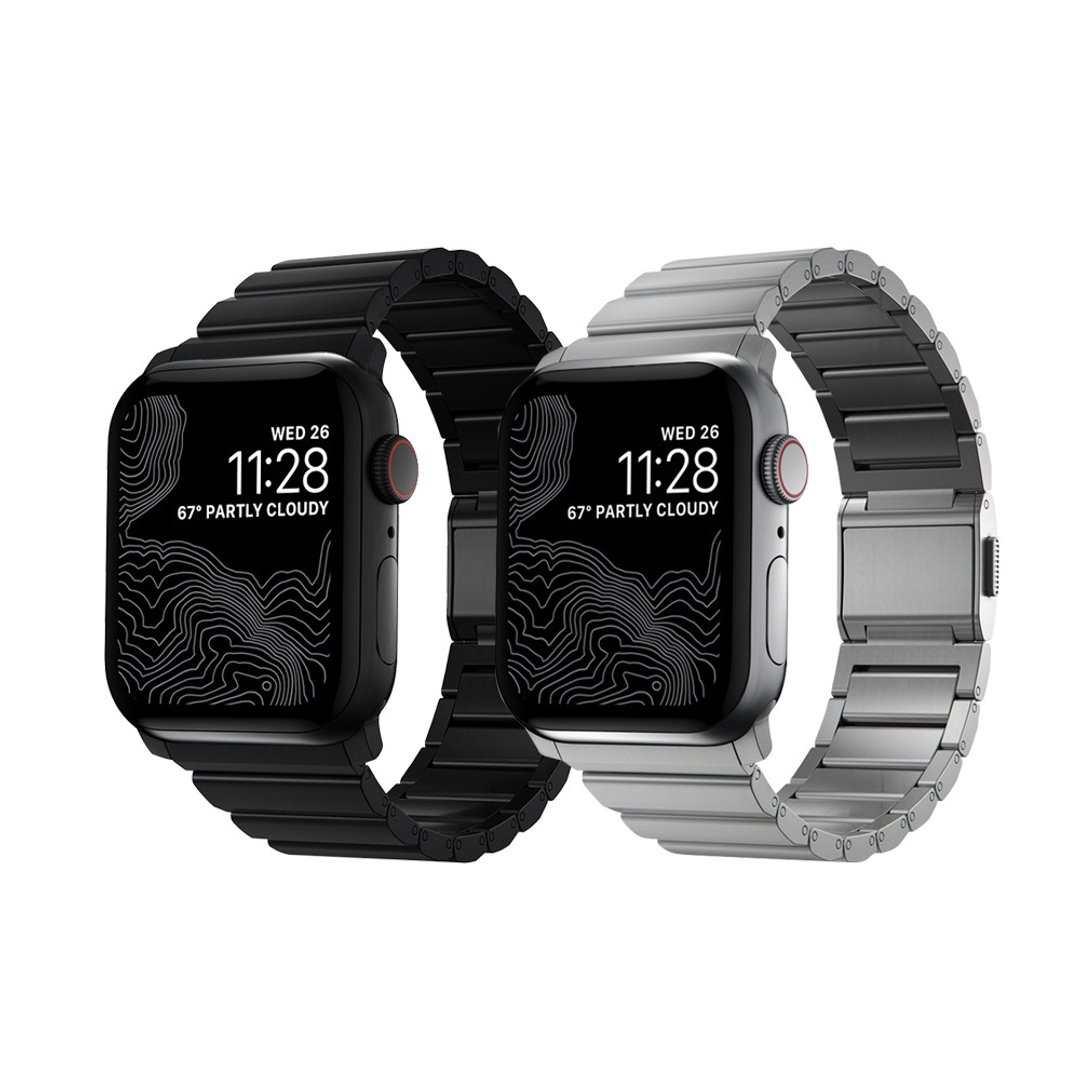 NOMAD 全球限量 Apple Watch 钛金属表带2021新款-44/42mm - 表带 - 贵金属 黑色