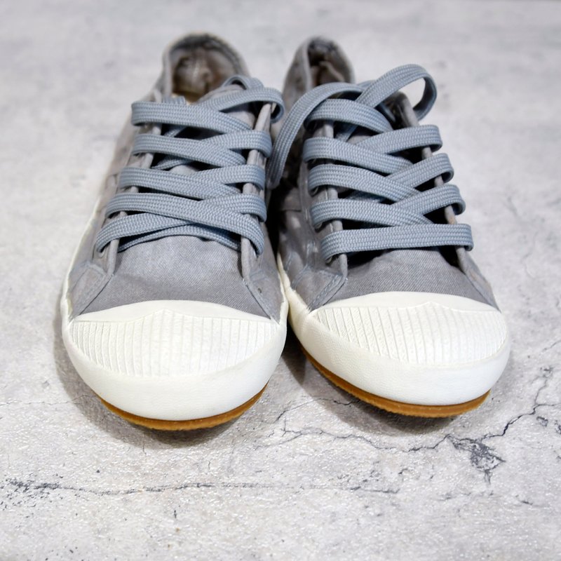 休闲鞋-LANA 洗染系列 晴空 展示品只剩下23号 5折(轻微褪色) - 女款休闲鞋 - 棉．麻 蓝色